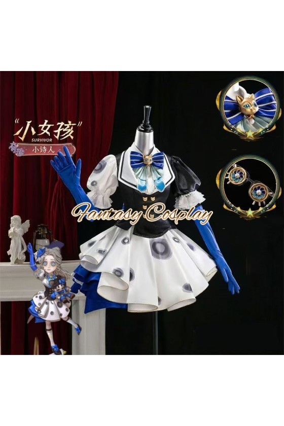Identity V Little Girl Young Poet  Maid Lolita Dress Cosplay Costume